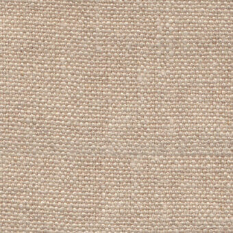 Beige woven fabric texture displaying a dense grid pattern with subtle tonal variations and a matte, slightly rough surface.